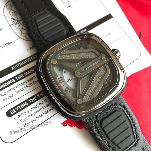 sevenfriday经典款男士腕表 七个星期五太空飞船灵感牌自动机械表 gjs2045